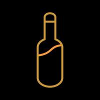 Champagne Bottle Vector Icon