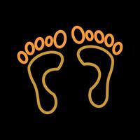 Foot X ray Vector Icon