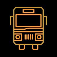 icono de vector de bus