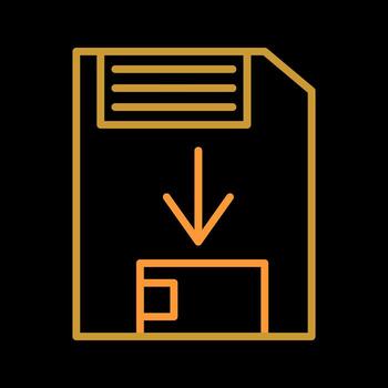 Guardar icono de vector