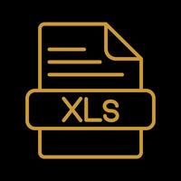 icono de vector xls