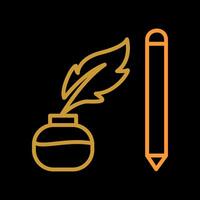 Writing Equipment Vector Icon