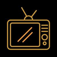 TV Set Vector Icon