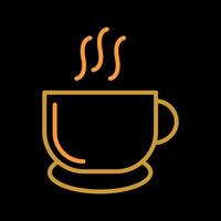 icono de vector de café caliente