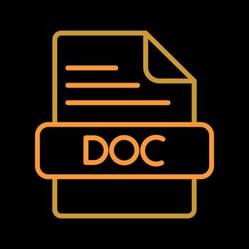 DOC Vector Icon