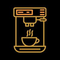 café máquina yo vector icono