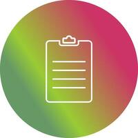 Clipboard Vector Icon