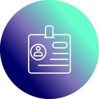 Identification Vector Icon