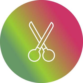 icono de vector de tijeras