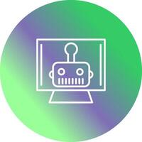 Artificial Bot Vector Icon