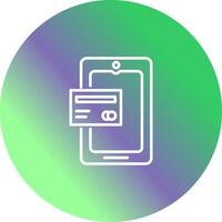 Mobile Banking Vector Icon