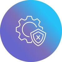 Unprotected Vector Icon