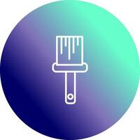 cepillo color vector icono
