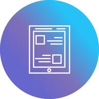 Tablet Vector Icon