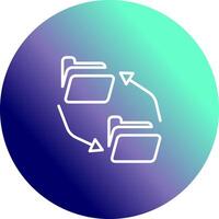 Data Exchange Vector Icon