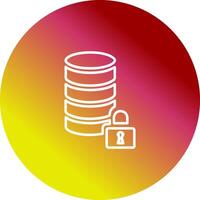 cifrado datos vector icono