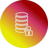 Encrypted Data Vector Icon