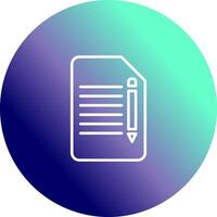 Edit Document Vector Icon