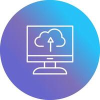 Cloud Backup Vector Icon