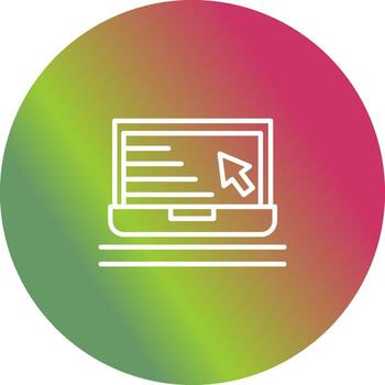 icono de vector de cursor