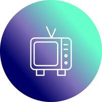 icono de vector de tv