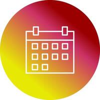 icono de vector de calendario