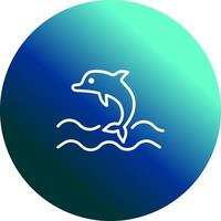 Dolphin Vector Icon