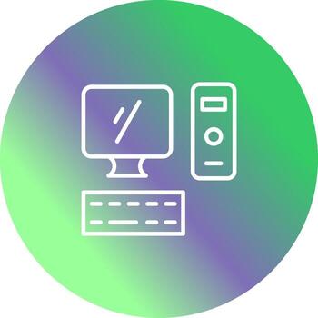 Computer Vector Icon