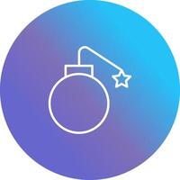 Exploding Cannon Ball Vector Icon