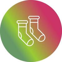 Winter Socks Vector Icon