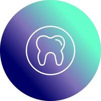 icono de vector de dientes