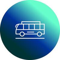 icono de vector de bus