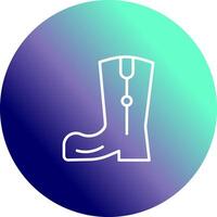 Cowboy Boot Vector Icon