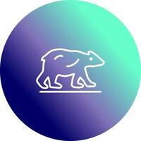 Polar Bear Vector Icon