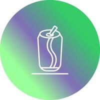 icono de vector de lata de refresco