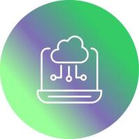 Cloud Computing Vector Icon