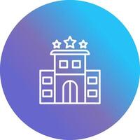 icono de vector de hotel