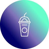 icono de vector frappé