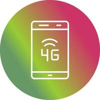 icono de vector 4g