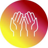 Praying Hands Vector Icon