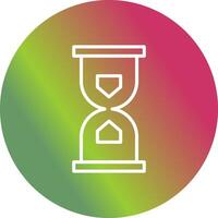 icono de vector de reloj de arena