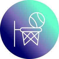 icono de vector de baloncesto