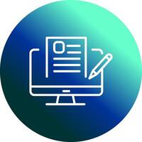 Blog Vector Icon