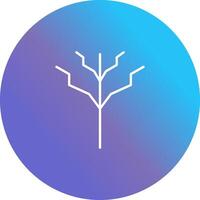 Tree with no leaves Vector Icon