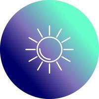 Sun II Vector Icon