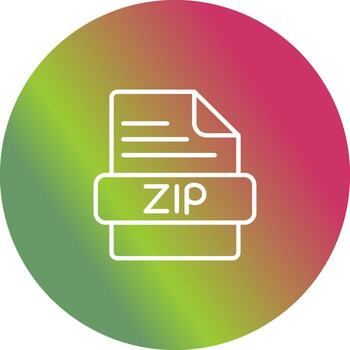 ZIP Vector Icon