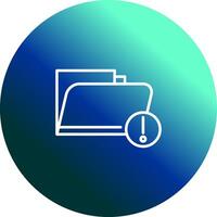 Vulnerable Folder Vector Icon