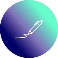 Draw Curve Vector Icon