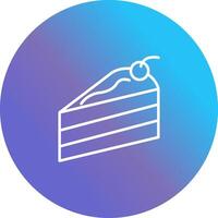 Cake Slice Vector Icon