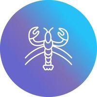 Lobster Vector Icon